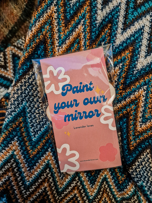 Paint your own mirror kit