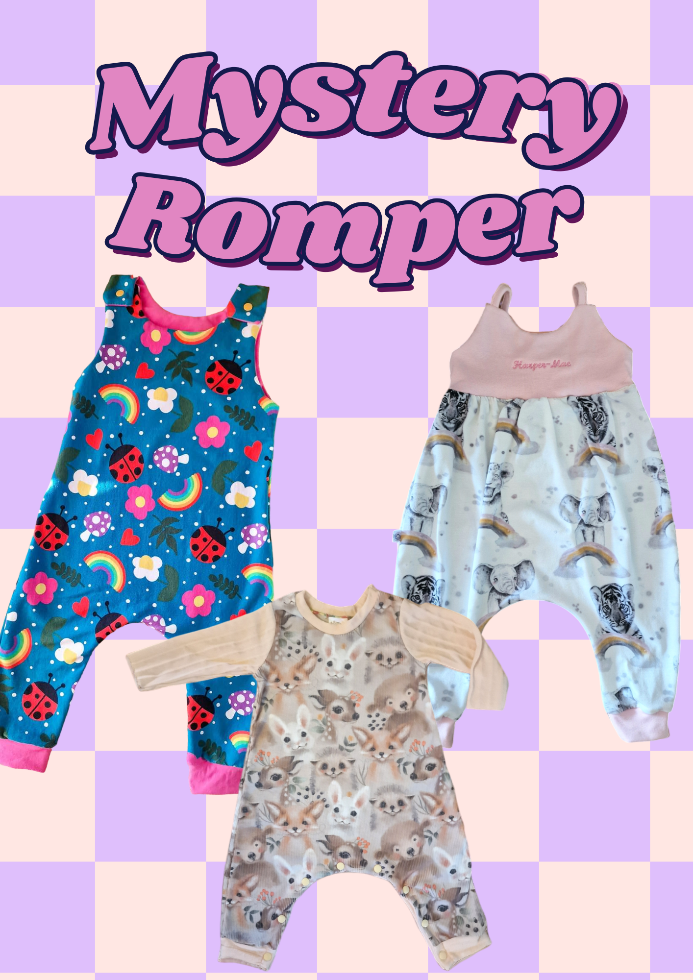 Mystery rompers! Newborn - 5 years