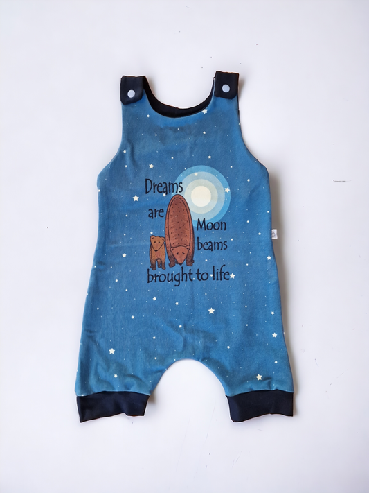 Moon beam bear short romper 2-3 years