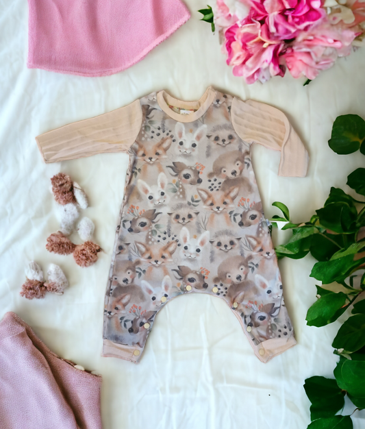 All in one romper! Newborn - 5 years