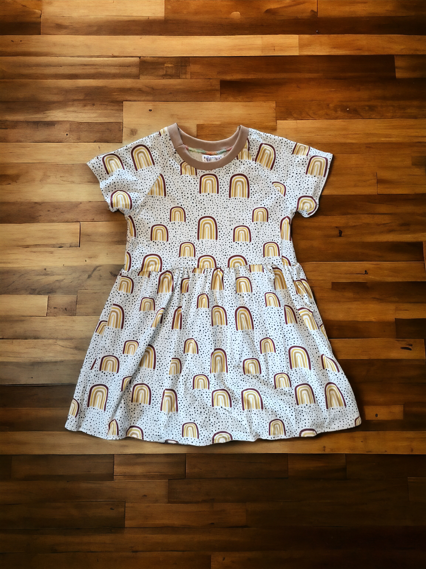 3-4 years Rainbow adventure dress