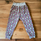 Age 6-7 years Lightening bolt glow in the dark harem pants