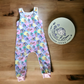 Blue dog 3-4 years rainbow Romper