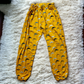 Mustard chameleon harem pants - 12-13 years