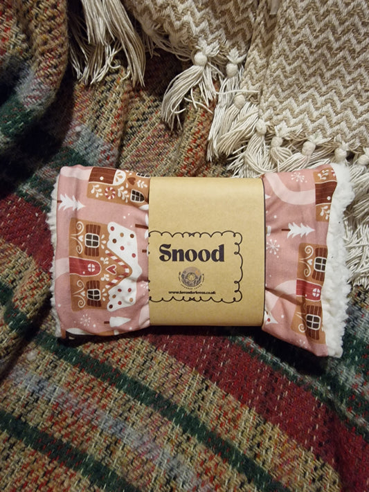 Adult snood - pink winter