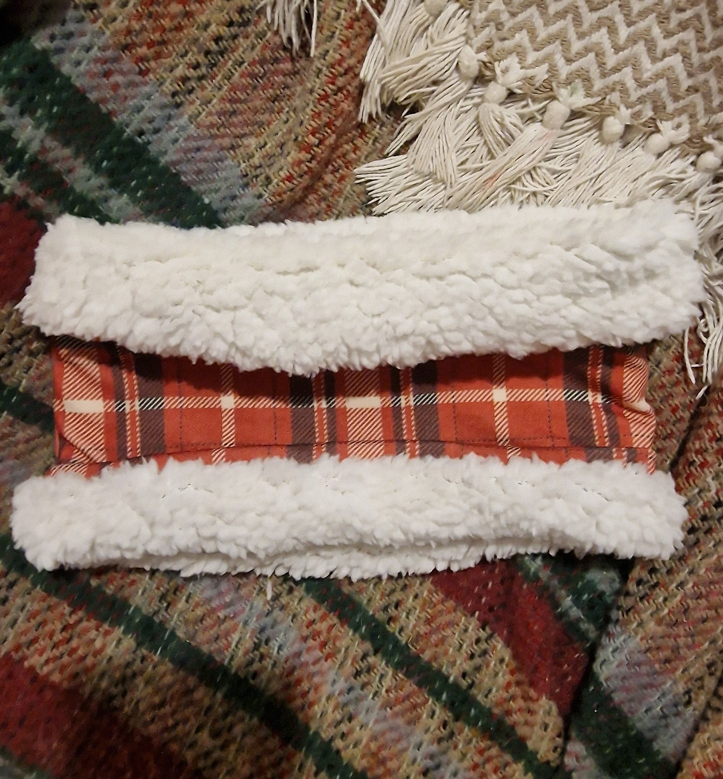 Adult and children snoods  - Simple Tartan